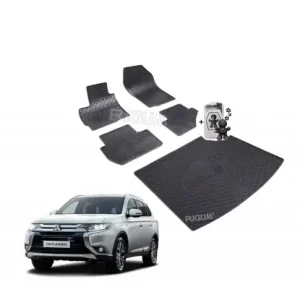 Cenově Výhodný Koberce a vana do kufru + vůně do auta ZDARMA Mitsubishi Outlander 5m 2015 -