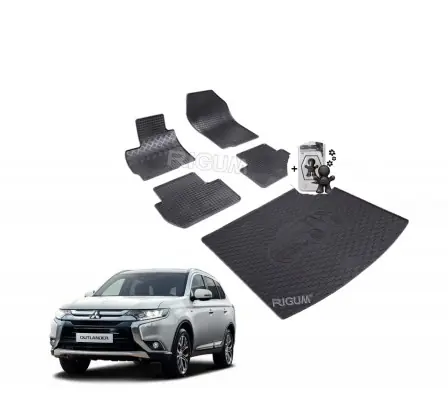 Cenově Výhodný Koberce a vana do kufru + vůně do auta ZDARMA Mitsubishi Outlander 5m 2015 -