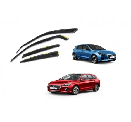 Nejlepší Cena Ofuky přední + zadní - protiprůvanové plexi kompatibilní pro Hyundai i30 5D HTB/CW2017 →