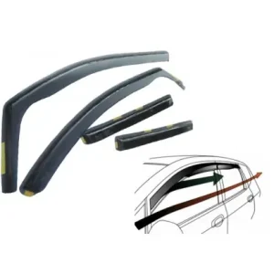 Bezpečná Platba Ofuky přední + zadní - protiprůvanové plexi kompatibilní pro Mitsubishi Pajero Sport 5D 2013 →