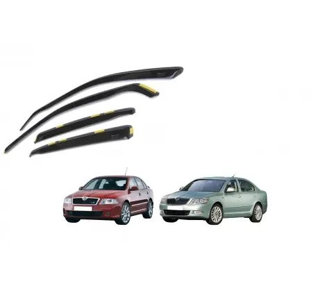 Ofuky přední + zadní - protiprůvanové plexi kompatibilní pro Škoda Octavia LTB 5D 2004 - 2013 Poslední Šance