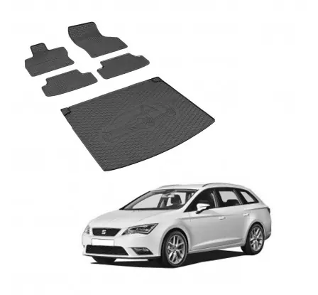 Koberce a vana do kufru Seat Leon ST 2014 - 2020 Nejlepší Cena