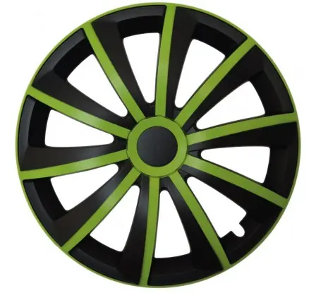 Poklice kompatibilní na auto Ford 14" GRAL zeleno - černé 4ks Super Cena