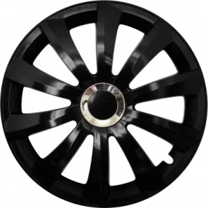 Cenová Bomba Poklice kompatibilní na auto Volkswagen 14" GRAL Chrome černé 4ks