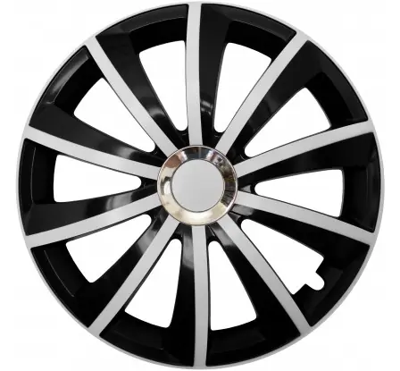 Vrácení Zdarma Poklice kompatibilní na auto Subaru 15" GRAL Chrome bielo-černé 4ks