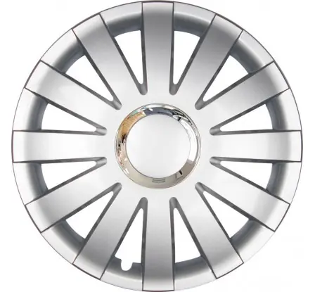 Ihned K Objednání Poklice kompatibilní na auto Fiat 13" ONYX silver 4ks