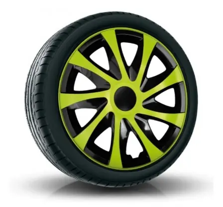 Poklice kompatibilní na auto Toyota 16" DRACO Zelené 4 ks Super Cena