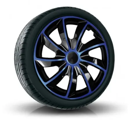 Nejlepší Volba Poklice kompatibilní na auto AUDI 15" QUAD Modré 4ks