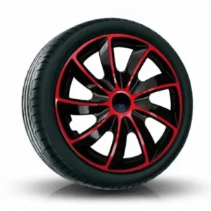 Akční Cena Poklice kompatibilní na auto Opel 15" QUAD červeno-černé 4ks