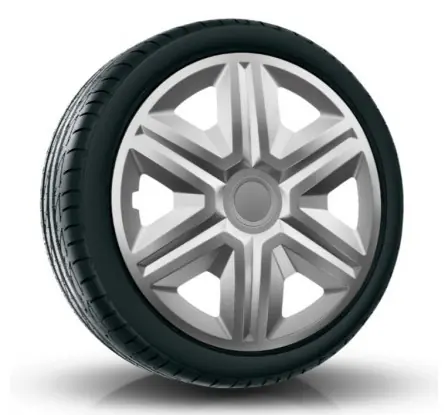 Poklice kompatibilní na auto Chevrolet 15" Action Sivé 4ks Hit Sezóny