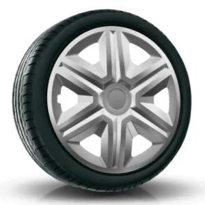 Víkendová Akce Poklice kompatibilní na auto Nissan 16" Action Sivé 4ks