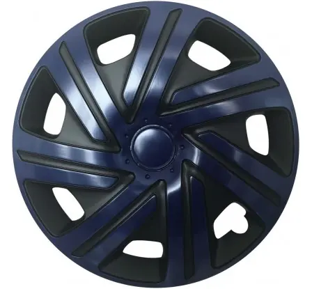 Jen Po Omezenou Doba Poklice kompatibilní na auto Skoda 14" CYRKON Modro-černé 4ks