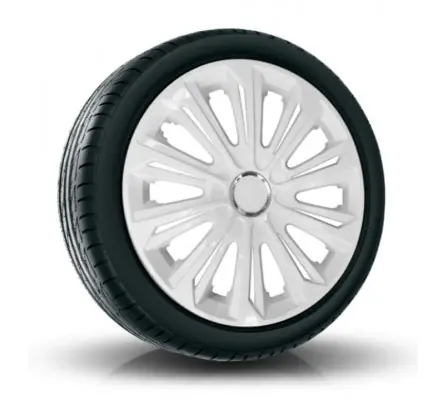 Speciální Cena Poklice kompatibilní na auto Opel 15" STRONG Biele 4 ks