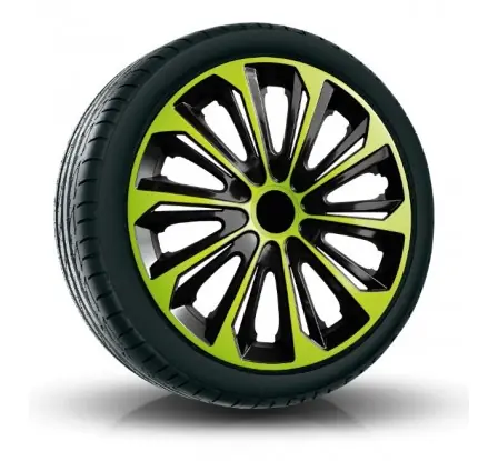 Speciální Cena Poklice kompatibilní na auto Renault 15" STRONG Zelené 4ks
