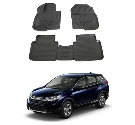 Koberce gumové se zvýšeným okrajem HONDA CR-V 2018 Vrácení Zdarma