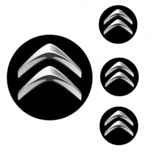 Top Prodej Logo na stredy kolies - živicové 4ks - CITROEN 50mm