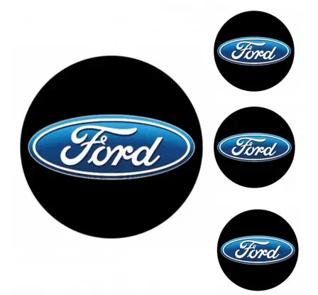 Logo na stredy kolies - živicové 4ks - FORD 50mm Časově Omezené