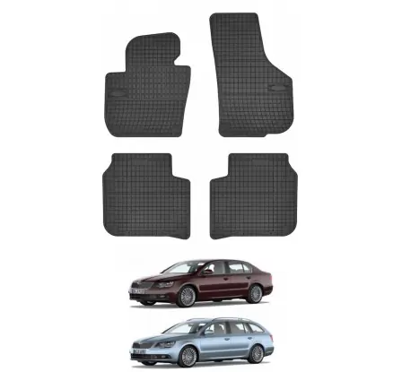 Koberce gumové Škoda Škoda Superb II 2008 - 2015 Značkový