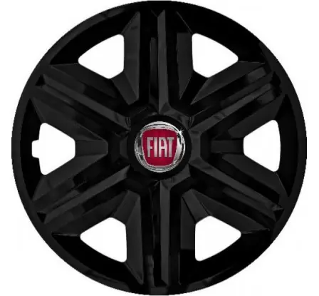 Nízká Cena Poklice kompatibilní na auto Fiat 16" Action černé