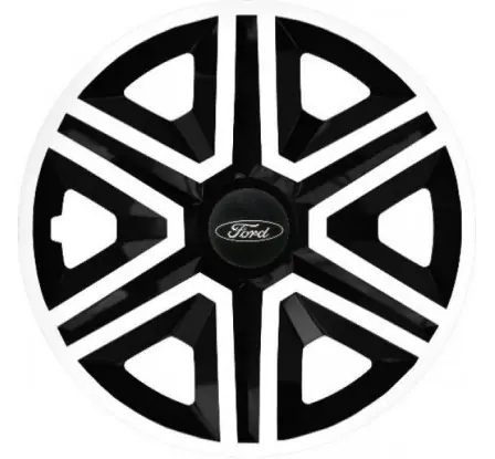 Poklice na auto Ford 15" Action bielo - černé Dokud Zásoby Vydrží
