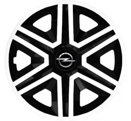 Poklice na auto Opel 14" Action bielo - černé Sezónní Sleva