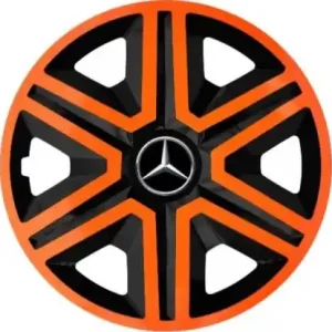 Výhodná Nabídka Poklice na auto Mercedes 16" Action duocolor orange