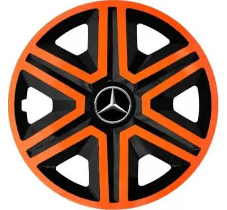 Výhodná Nabídka Poklice na auto Mercedes 16" Action duocolor orange