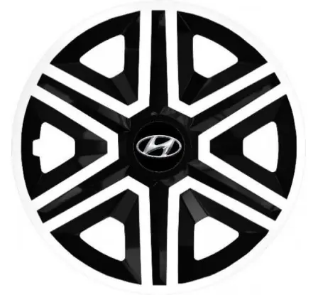 Poklice na auto Hyundai 14" Action bielo - černé Doprava Zdarma