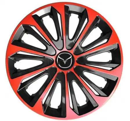Poklice na auto Mazda 15" STRONG duocolor červené Originální