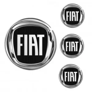 Akční Nabídka Logo na stredy kolies - živicové 4ks - FIAT 50mm