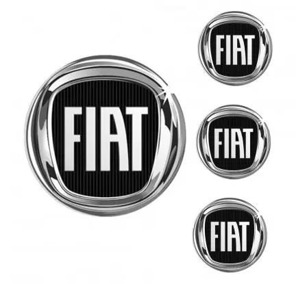 Akční Nabídka Logo na stredy kolies - živicové 4ks - FIAT 50mm