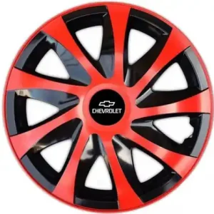 Bezpečná Platba Poklice na auto Chevrolet 15" DRACO duocolor červené