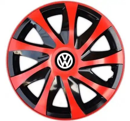 Nejlepší Cena Poklice na auto Volkswagen 14" DRACO duocolor červené