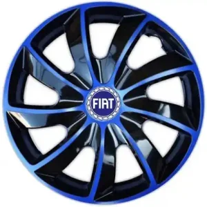 Výprodej Poklice na auto Fiat 14" QUAD modré