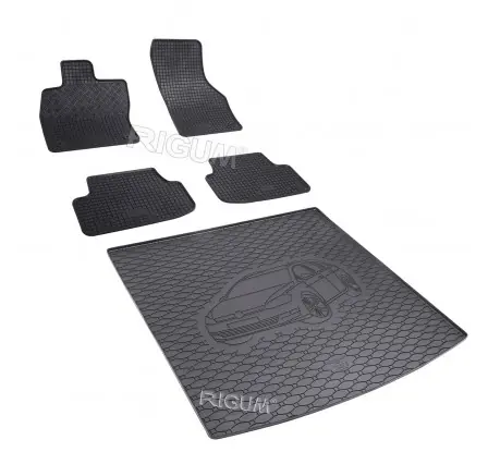 Bezpečná Platba Set koberců + vana do kufru Volkswagen GOLF Variant 2012-2021