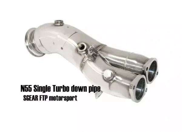 Ověřený Downpipe s náhradou katalyzátoru FTP Motorsport BMW E82 / E88 135i / E90 / E91 / E92 / E93 335i/xi / X1 E84 35i N55 single turbo