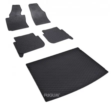 Set koberců + vana do kufru Volkswagen CADDY 5m 2005-2021 Doprava Zdarma