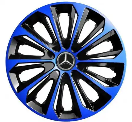 Poklice na auto Mercedes 16" STRONG duocolor modré Nová Kolekce