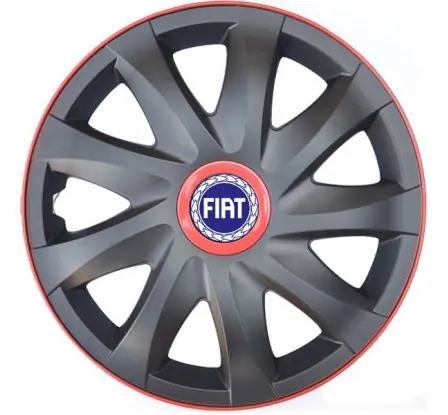 Poklice na auto Fiat 16" Kando Race červené Kup Teď