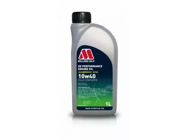 Motorový olej Millers Oils NanoDrive EE Semi Synthetic 10w40 - 1l - plně syntetický motorový olej s nano částicemi Nakupujte Hned