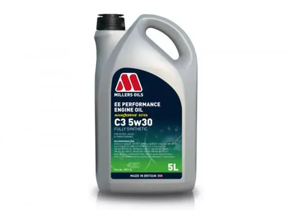 Motorový olej Millers Oils EE performance C3 5w30 - 5l - plně syntetický olej s nano částicemi Akční Cena
