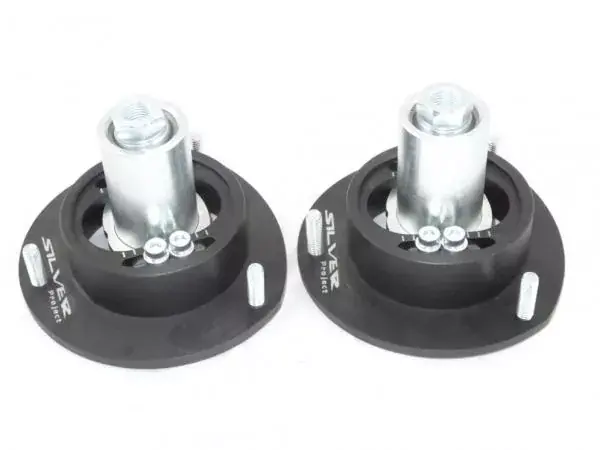 Novinka Přední horní uložení tlumičů (Pillowball Top Mounts) Silver Project Mercedes SL R129 / W124 / S124 - verze pro sériový podvozek