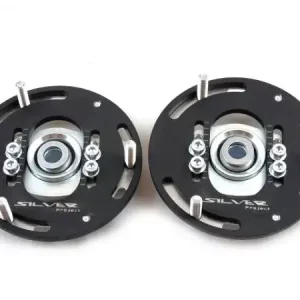 Přední horní uložení tlumičů (Pillowball Top Mounts) Silver Project BMW E81 / E82 / E87 / E88 - 3D verze pro stavitelný podvozek Cenový Hit