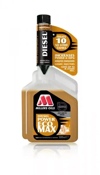 Naftové aditivum Millers Oils Diesel Power ECOMAX - 500ml Horká Nabídka