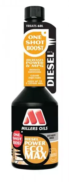Naftové aditivum Millers Oils Diesel Power ECOMAX - One Shot Boost - 250ml Aktuální