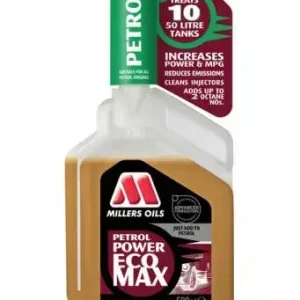 Sezónní Sleva Benzínové aditivum Millers Oils Petrol Power ECOMAX - 500ml