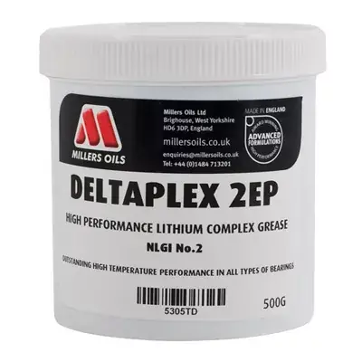 Značkový Odolné mazivo pro všeobecné použití Millers Oils Deltaplex 2 EP Grease - 500g kelímek