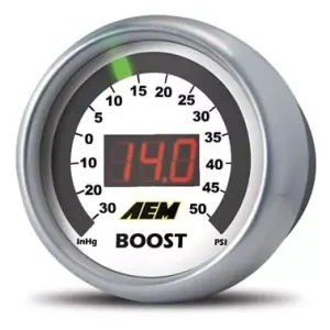 Značkový Digitální budík AEM tlak turba -30-35psi