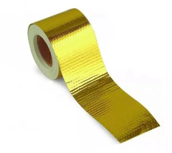 Omezená Nabídka Hliníková páska zlatá Gold Heat Wrap Barrier 50mm x 5m