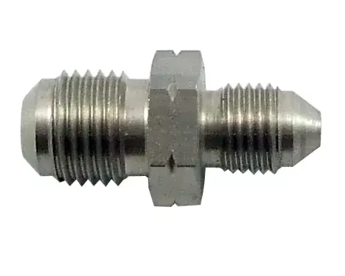 Ověřený Propojovací adaptér rovný D-04 (AN4) 7/16"x20-UNF - D-03 (AN3) 3/8"x24-UNF - samec - nerezový
